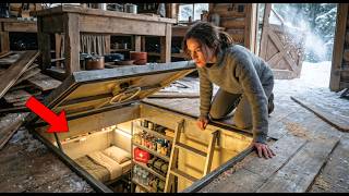 She Built a Hidden Bedroom Beneath Her Cabin — Until the Worst Blizzard Saved Her Life Incredibly