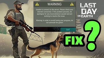 LAST DAY ON EARTH LDOE MAINTENANCE ? WHEN IT FIX ?