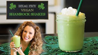 Healthy Vegan Shamrock Shakes! by Audrey Dunham 7,023 views 4 years ago 5 minutes, 10 seconds