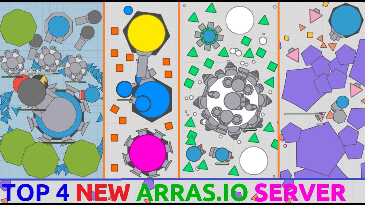 10 AMAZING ARRAS.IO SERVERS YOU SHOULD TRY! - SERVER REVIEW #16