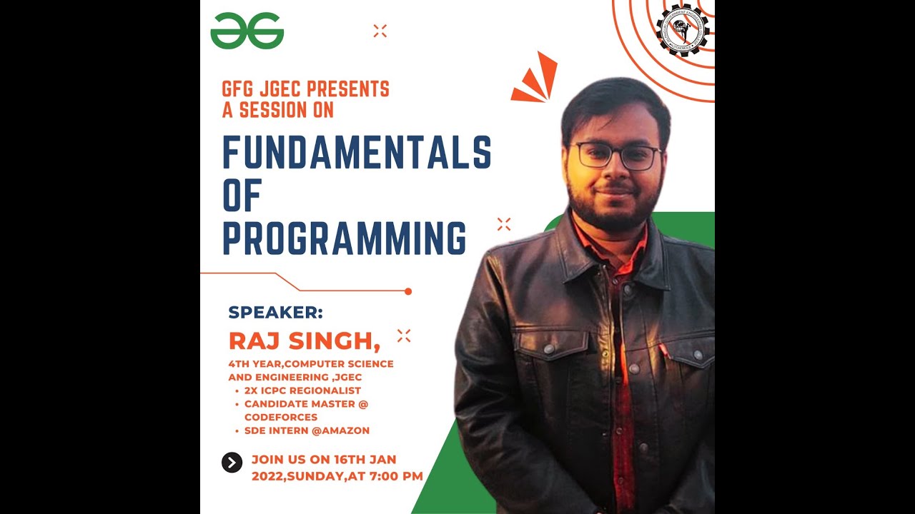 Fundamentals Of Programming with Raj Singh