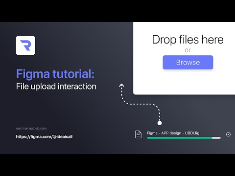 Figma Tutorial: Upload