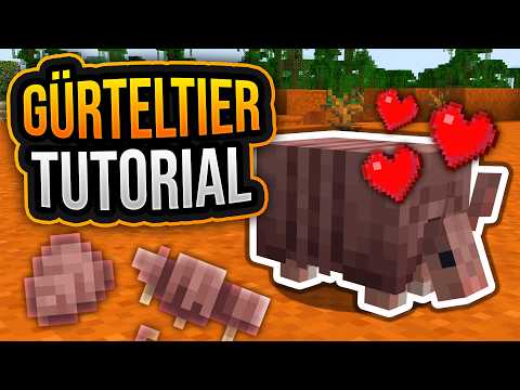 Gürteltiere finden, nutzen vermehren! (Tutorial) ✨ Minecraft 1.21 ✨ ErikOnHisPeriod