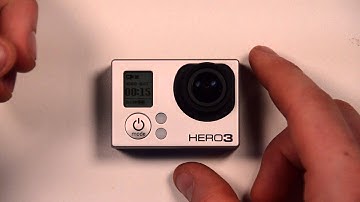 One Button: GoPro HERO3 Menu and camera setup