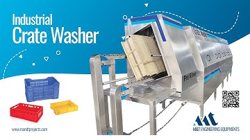 Crate Washer- Bin Washer-Milk Crate Washer-Basket Washer-Mould Washer