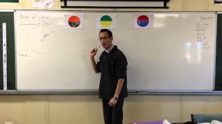 The Area of a Circle (1 of 2: Seeing the Composite Figure) The Area of a Circle (1 of 2: Seeing the Composite Figure)