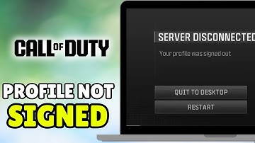 How to Fix ‘You Are Not Signed into a Profile’ MW3/COD - Fix MWIII You Are Not Signed Into a Profile
