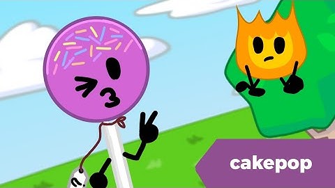 Cakepop helps firey down from a tree #flipaclipbfdi #flipaclip #bfdi 