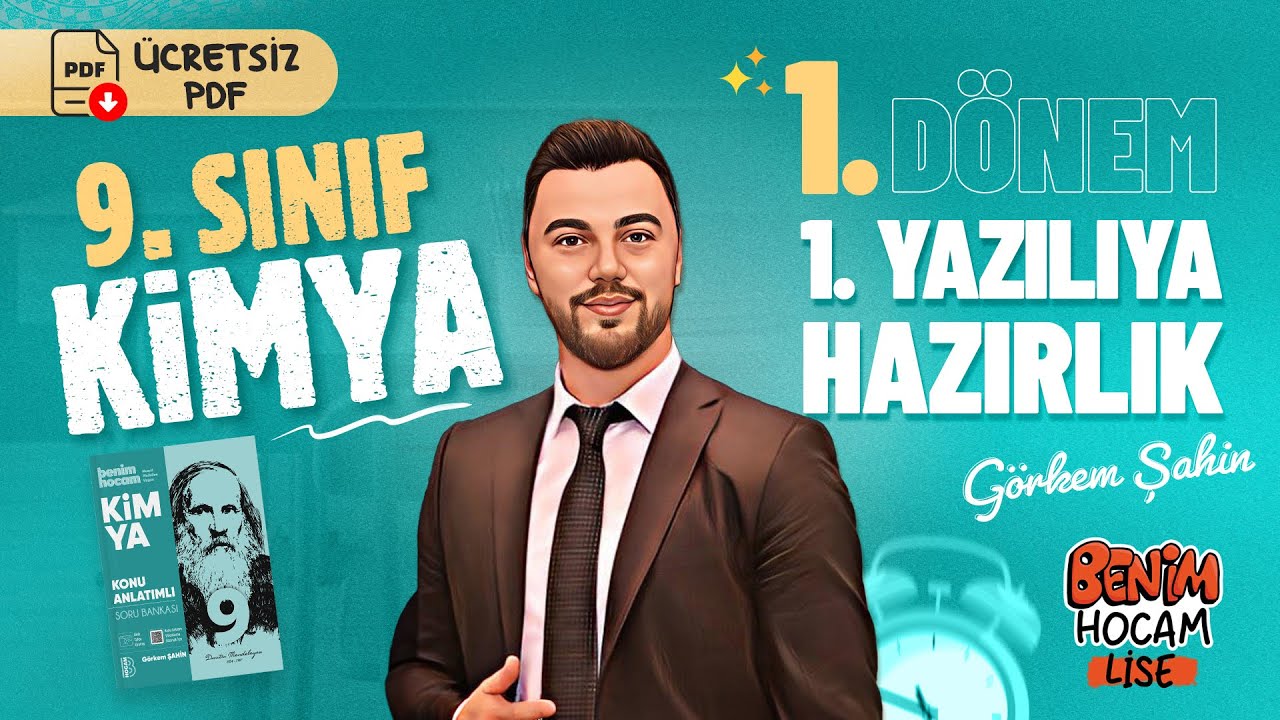 9.Sınıf - Kimya - 1.Dönem - 1.Yazılıya Hazırlık - Görkem ŞAHİN - 2026 (Ücretsiz PDF)
