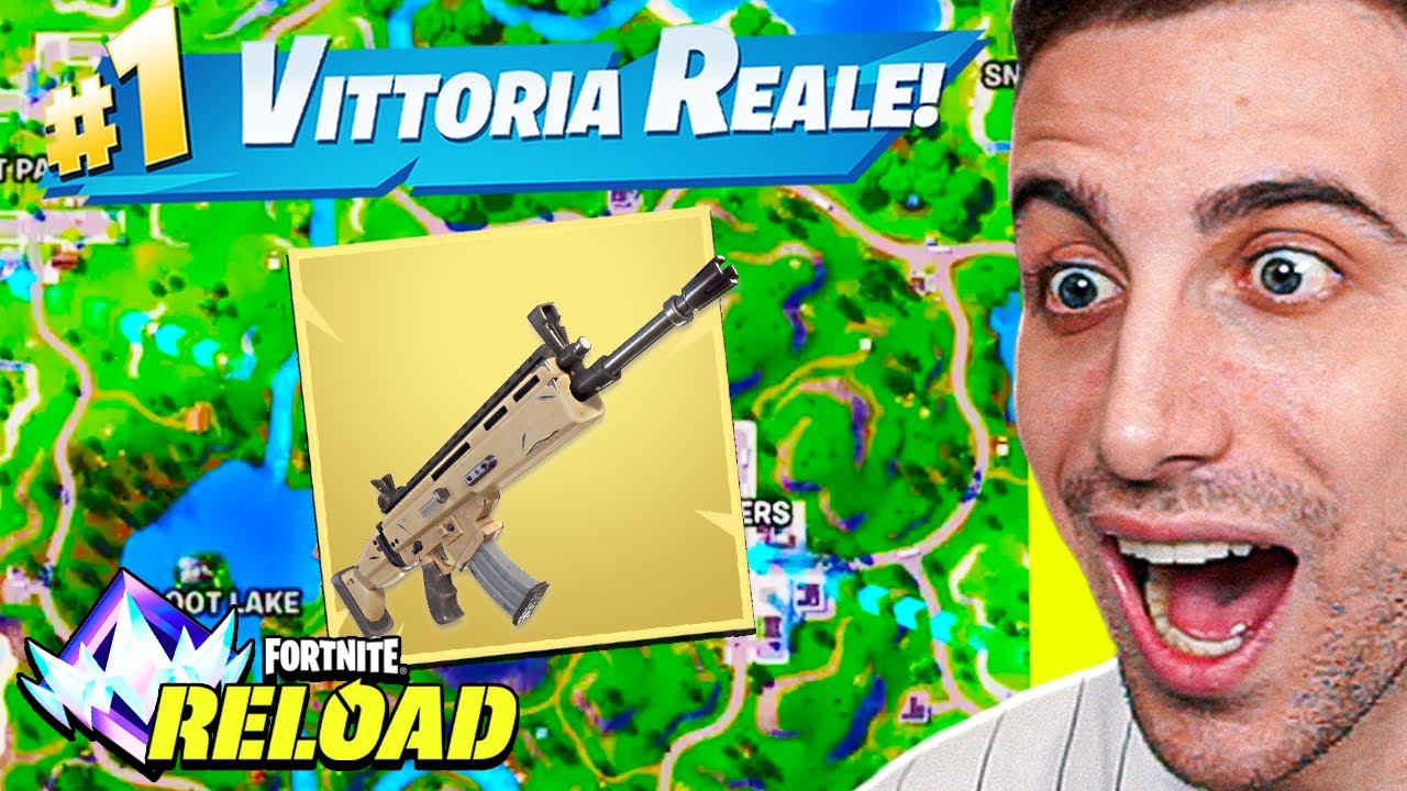 Gioco con lo SCAR MITICO in UNREAL RELOAD Ranked e VINCO! Fortnite ITA!