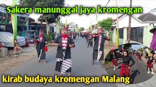 SAKERA manunggal jaya kirab budaya kromengan Malang.