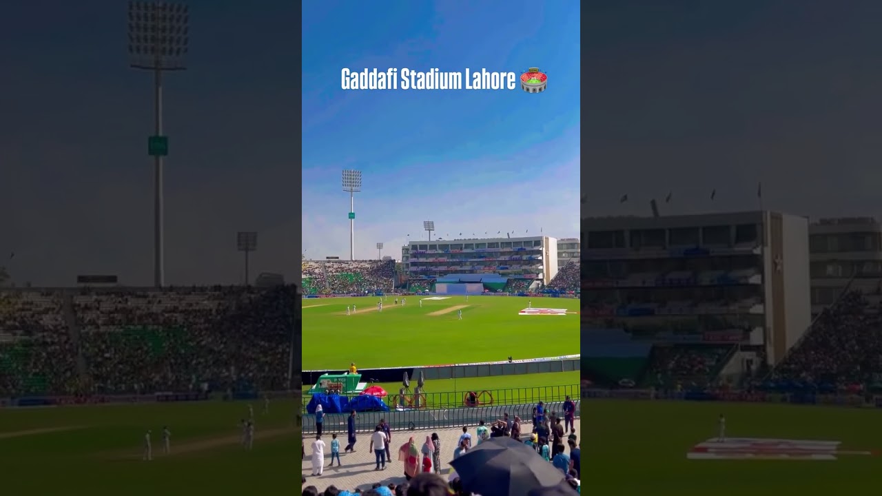 Gaddafi Stadium Lahore🏟️ 