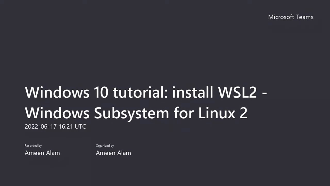 How to Install WSL2 with Ubuntu in Urdu and Hindi