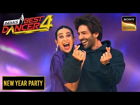 ‘Pyar Dilon Ka Mela Hai’ पर Karisma-Kartik का Duo Performance | India’s Best Dancer 4|New Year Party