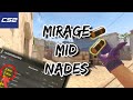 MOST USED mid NADES in 30K Rated CS2 Matches