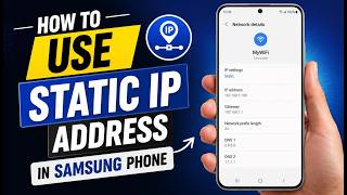 How to Use Satic IP Address in Samsung Galaxy Phone | How to Set Static IP in Samsung Smart Phone screenshot 3
