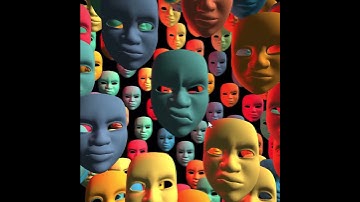 Another #Threejs #creativecoding project using #shapekeys and #sculpting in #blender: "Pariah"