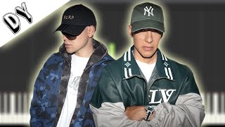 DADDY YANKEE || BZRP Music Sessions #0/66 | Piano Tutorial / Partitura / MIDI screenshot 3