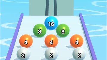 Ball run 2048 - All Levels Gameplay Android iOS 11