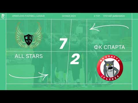 видео: All stars - Спарта (3 тур)