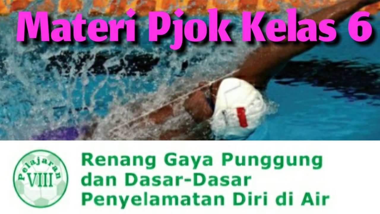 MATERI PJOK SD KELAS 6 // RENANG GAYA PUNGGUNG DAN DASARDASAR