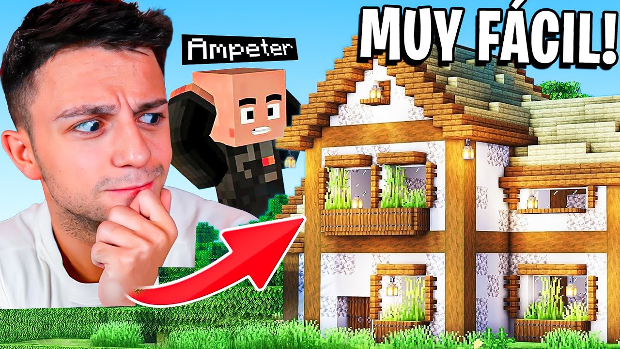 ¡LA MEJOR CASA MODERNA DE MINECRAFT PARA HACER!! - Ampeterby7