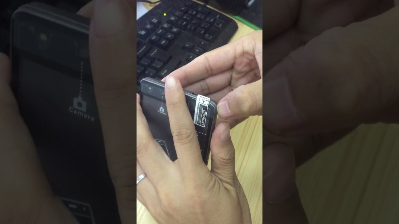 How to open the phone - YouTube