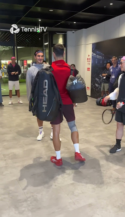 'Hey! Old Man!' 🤣 Federer & Djokovic Reunite In Shanghai