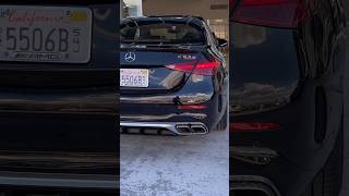 V8 is gone! New 2024 AMG C 63 S E PERFORMANCE Exhaust SOUND! Driver slammed the hood, and NOT me!