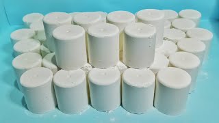 ASMR | Satisfying Baking Soda Cylinders Crumble