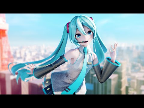 【MMD】イロドリミライ / Irodori Mirai (by 八王子P)【YYB初音ミク】