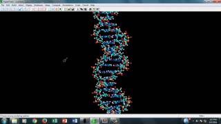 Modelling DNA sequence using HyperChem screenshot 1
