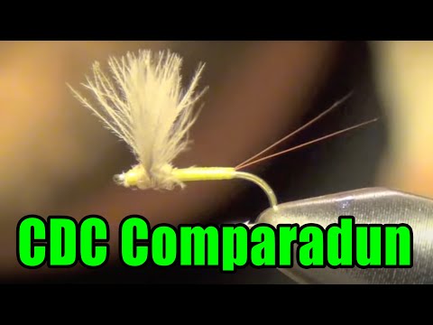 CDC Comparadun Dry Fly Tying Instructions and How To Tie Tutorial