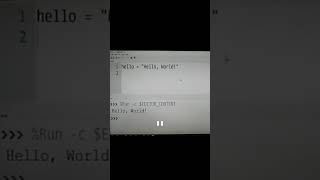 Hello, World More Python Basics  #python
