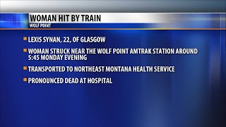 Woman killed by train in Wolf Point