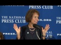 UNC Chancellor Carol Folt speaks at the National Press Club