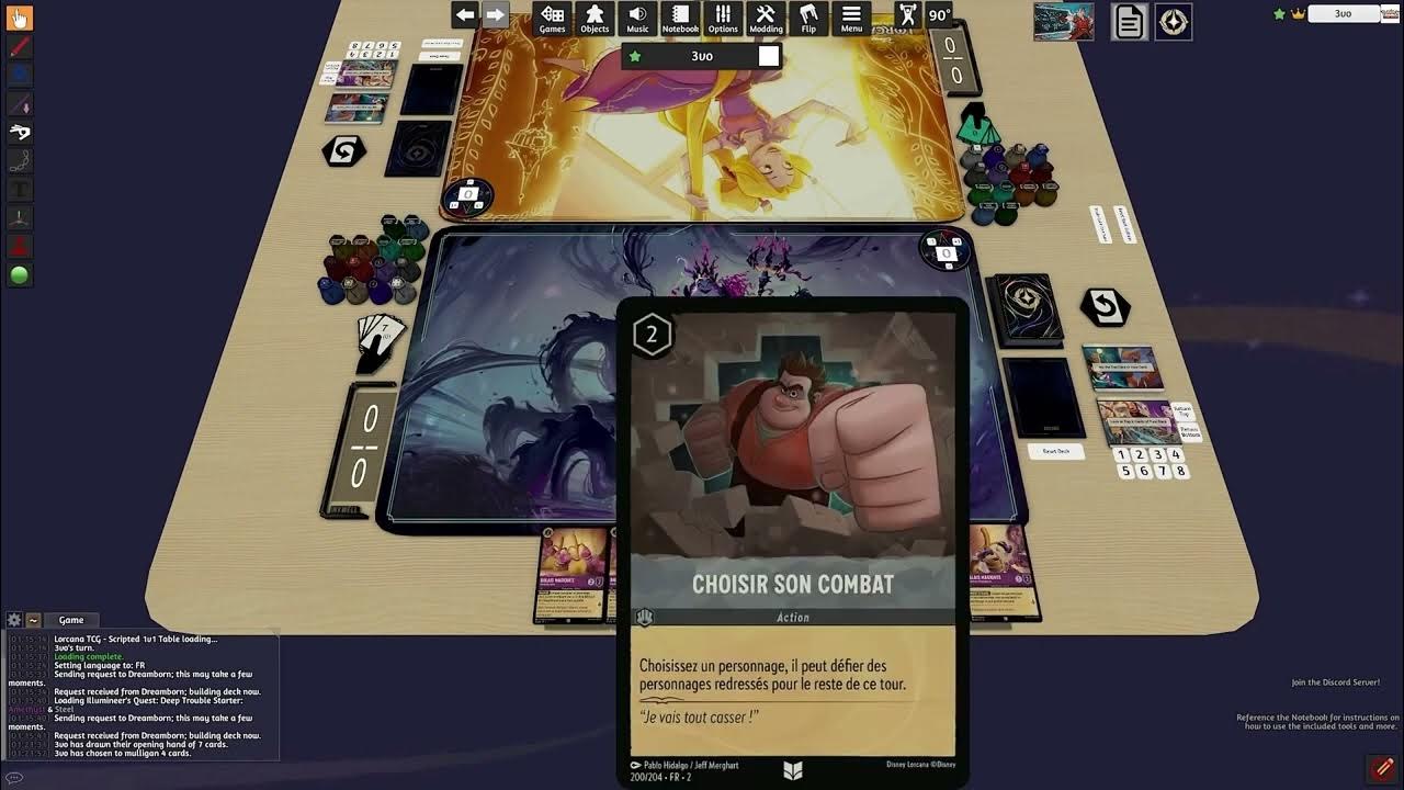 How to Play Disney Lorcana on Tabletop Simulator YouTube