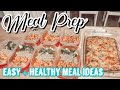 MEAL PREP WITH ME | 2 EASY + HEALTHY MEAL IDEAS