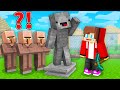 How Mikey Became STATUE to PRANK JJ and Villagers in Minecraft ?(Maizen)