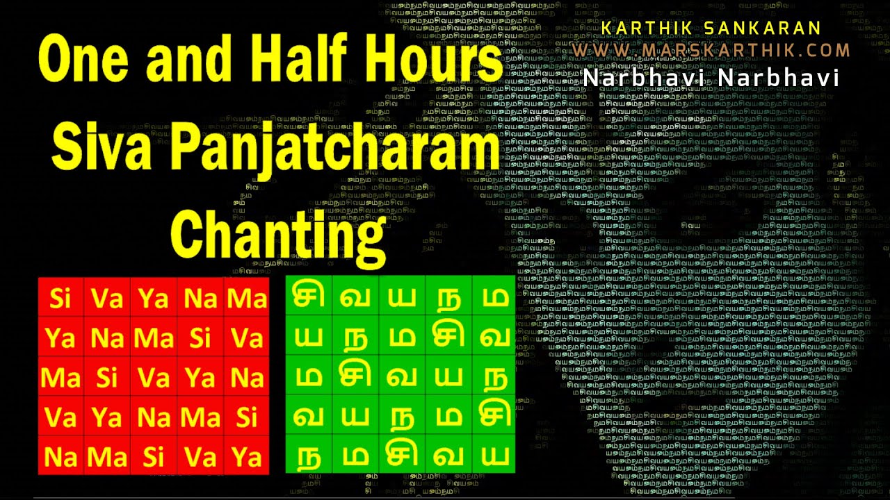           Siva Panjatcharam   15 Hours Chanting   Marskarthik