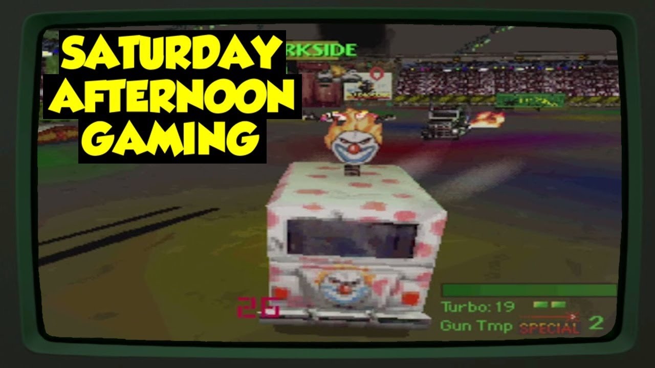 Twisted Metal (PS1) - Extreme Vehicular Combat on the PS1! - Saturday Afternoon Gaming