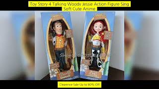 Toy Story 4 Talking Woody Jessie Action Figure Sing Soft Cute Anime Figure screenshot 4
