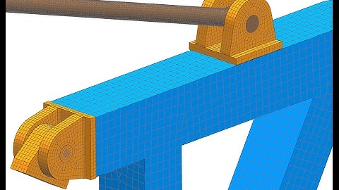 NX Load Frame Meshing