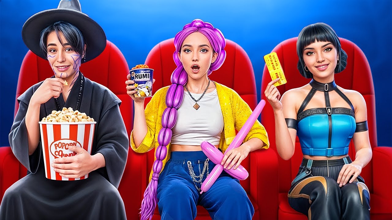 Фейк Против Реальных Кпоп Охотниц На Демонов! Как Попасть В Кино Челлендж!