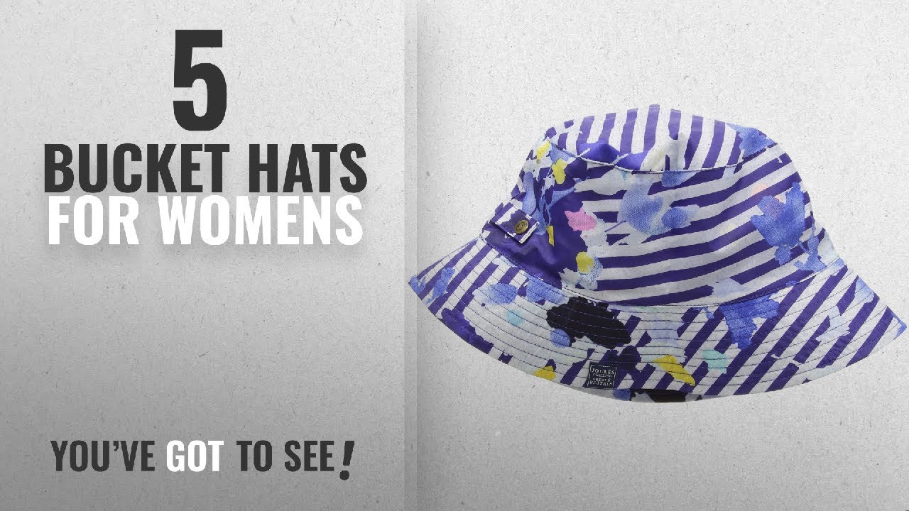 Top 10 Bucket Hats For Womens [2018]: Joules Women's Rainy Day Bucket Hat, Multicoloured (Multi