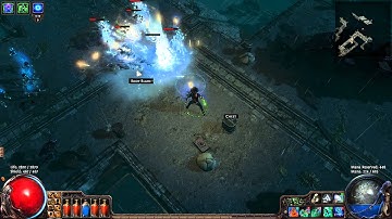 Path of Exile: Spectral Throw Dagger Cast on Critical Coldsnap Shadow Docks Merciless