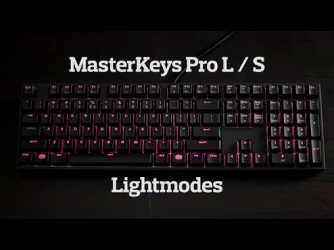 Режимы подсветки MasterKeys Pro L RGB