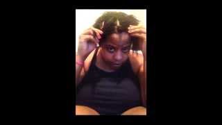 Celebrity Transitioning to natural hair products and twisting Wealth