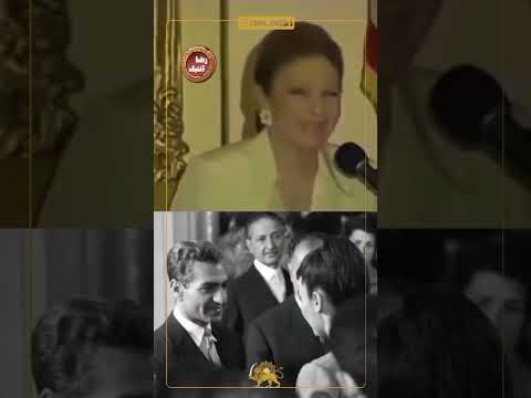 تصویری کمیاب از اولین دیدار محمدرضا شاه با شهبانو فرح محمدرضا شاه شاه پهلوی ایران رضاشاه
