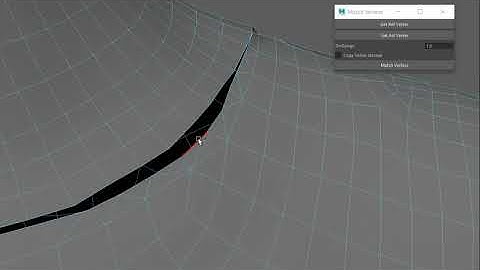 Maya : Vertex match tool